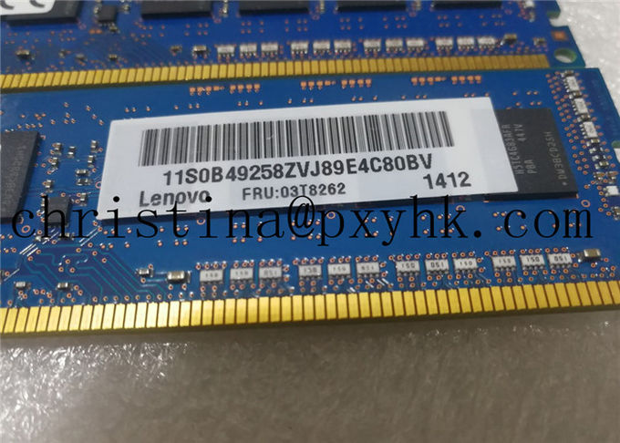 Zuiver ECC Servergeheugen DDR3 1600 03T8262 Lenovo 8G 2R*8 PC3L-12800E