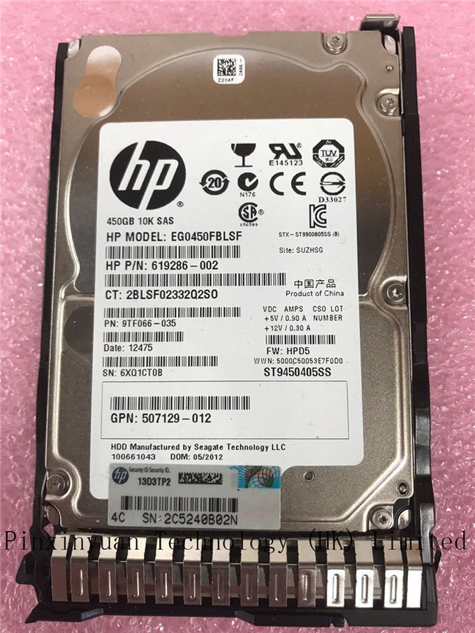 HP Enterprise 653956-001 450GB 2,5“ SAS 6GB/s 10K Hete Stop HDD Gen8/9 652572-B21