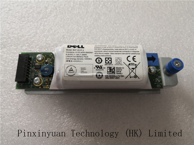 7.3Wh BAT 2s1p-2 Dell de Batterij van het Invalscontrolemechanisme voor PowerVault-M.D. 3200i 3220i 0D668J 1100mAh 6.6V