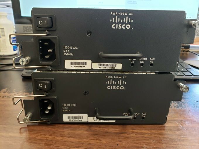 400W AC Inputvoeding Cisco pwr-400w-AC voor me-c6524gs-8S me-c6524gt-8S HSS