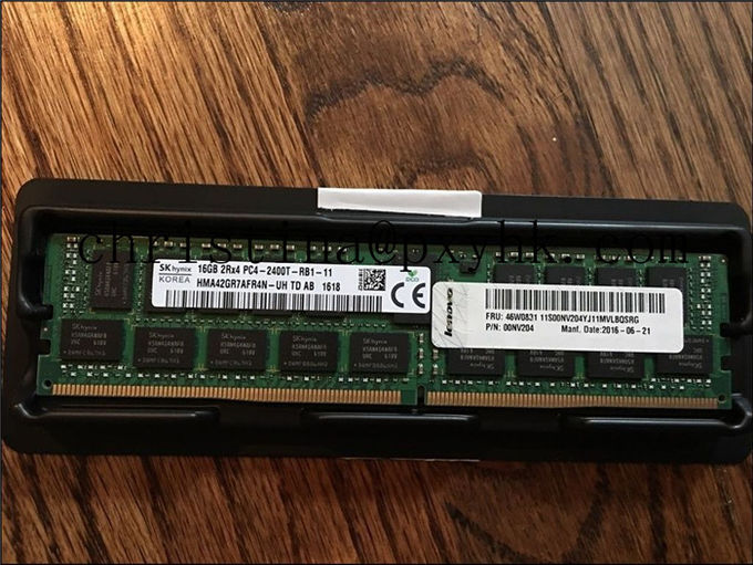 Associatief 46W0829 46W0831 00NV204 het geheugen16gb 2Rx4 PC4-2400T REG. van IBM