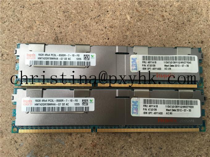 De servergeheugen van IBM 46C7483 46C7489 49Y1400 16G PC3-8500 DDR3-1066