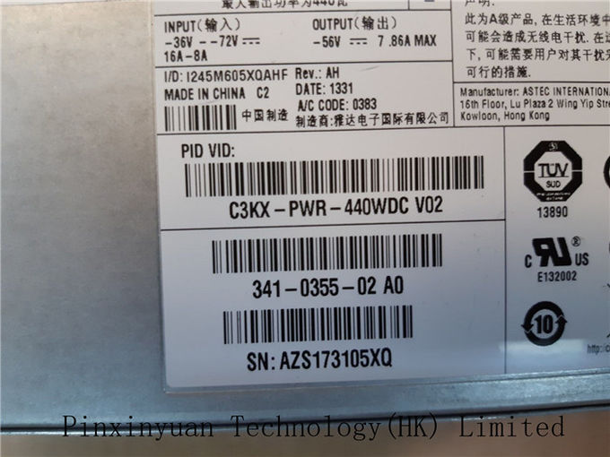 C3kx-pwr-440WDC KATALYSATOR 3k-X, de Serverrek Psu van CISCO van de Servervoeding van 440W gelijkstroom