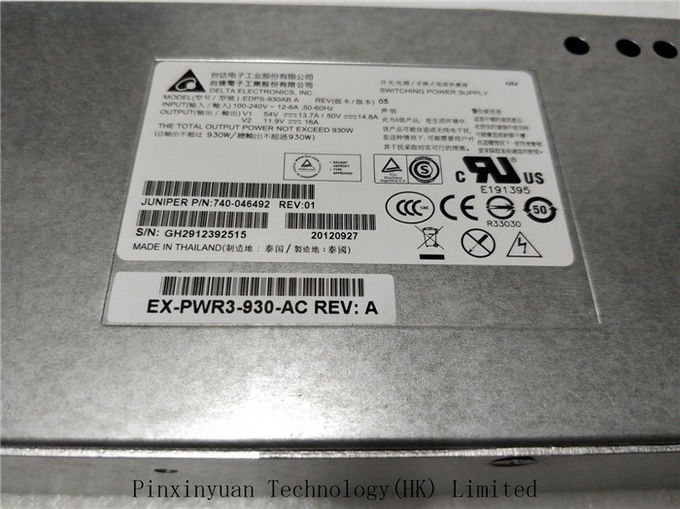 De Voeding van de het Bladserver van ex-pwr3-930-AC 930W AC met PoE+-Vermogen voor EX4200 EX3200 en ex-rps-pwr-930-AC