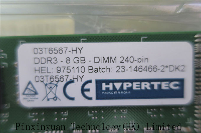 De Ramsdimm 240-speld 1600MHz PC3-12800 van de Hypertecddr3 Server Unbuffered niet-ECC 03t6567-h