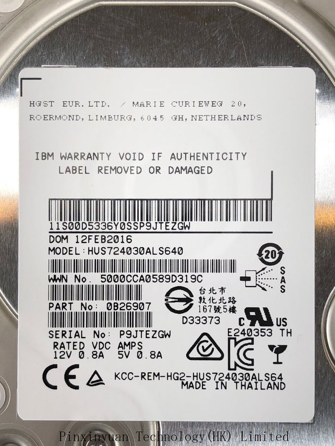 De Diskdrive van IBM 2076-3303 85Y6187 3TB 7.2K t/min voor v7000-Modellen 112 212