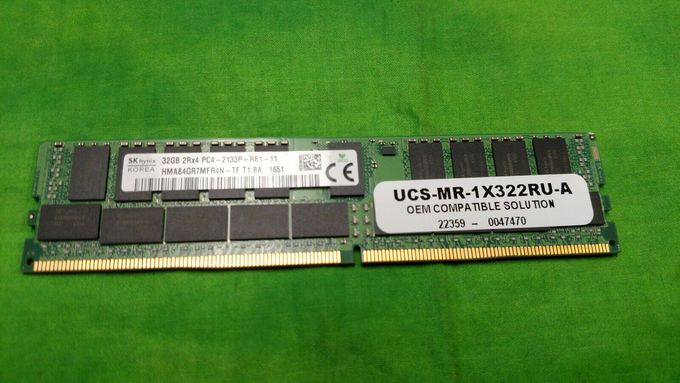 DDR4 2133MHz 2RX4 RDIMM PC4 17000 ECC Geheugen 32GB 1.2V AMY Cisco ucs-M.-1x322ru-a