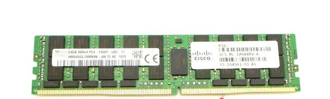 LRDIMM-ECC Servervoeding ucs-ml-1x644rv-Cisco Compatibele 64GB DDR4-2400Mhz 4Rx4 1.2v